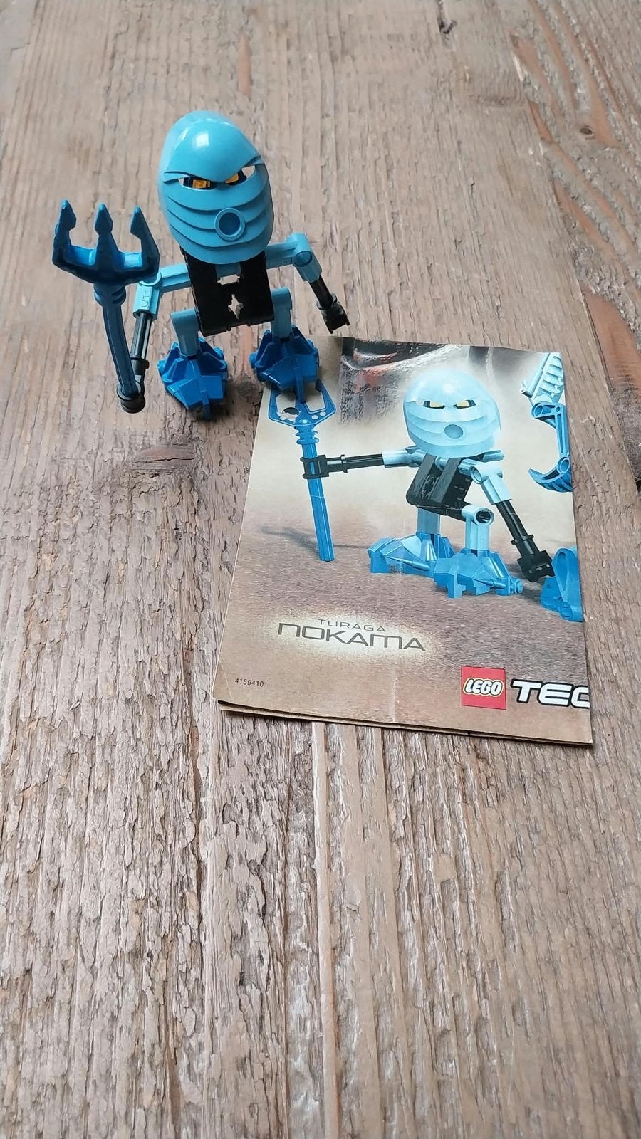 Lego Bionicle Turaga Nokama met instructies, Bionicle, Lego, Ophalen of Verzenden, Zo goed als nieuw