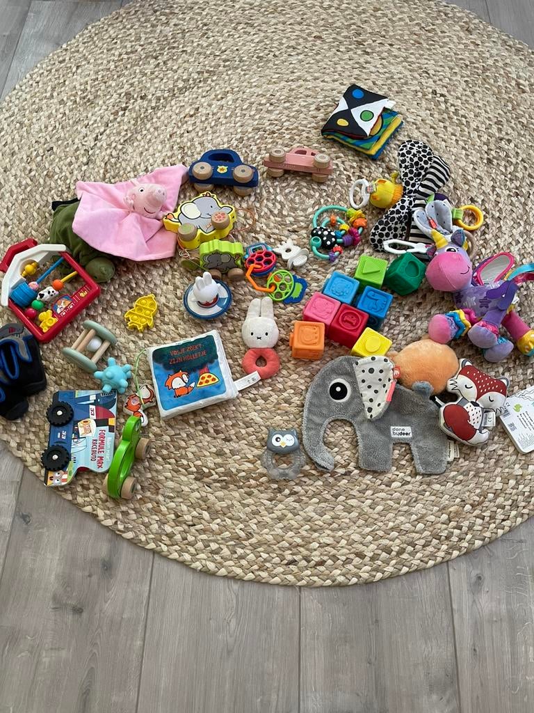 Tas vol babyspeelgoed, Ophalen, Gebruikt, Jongen of Meisje