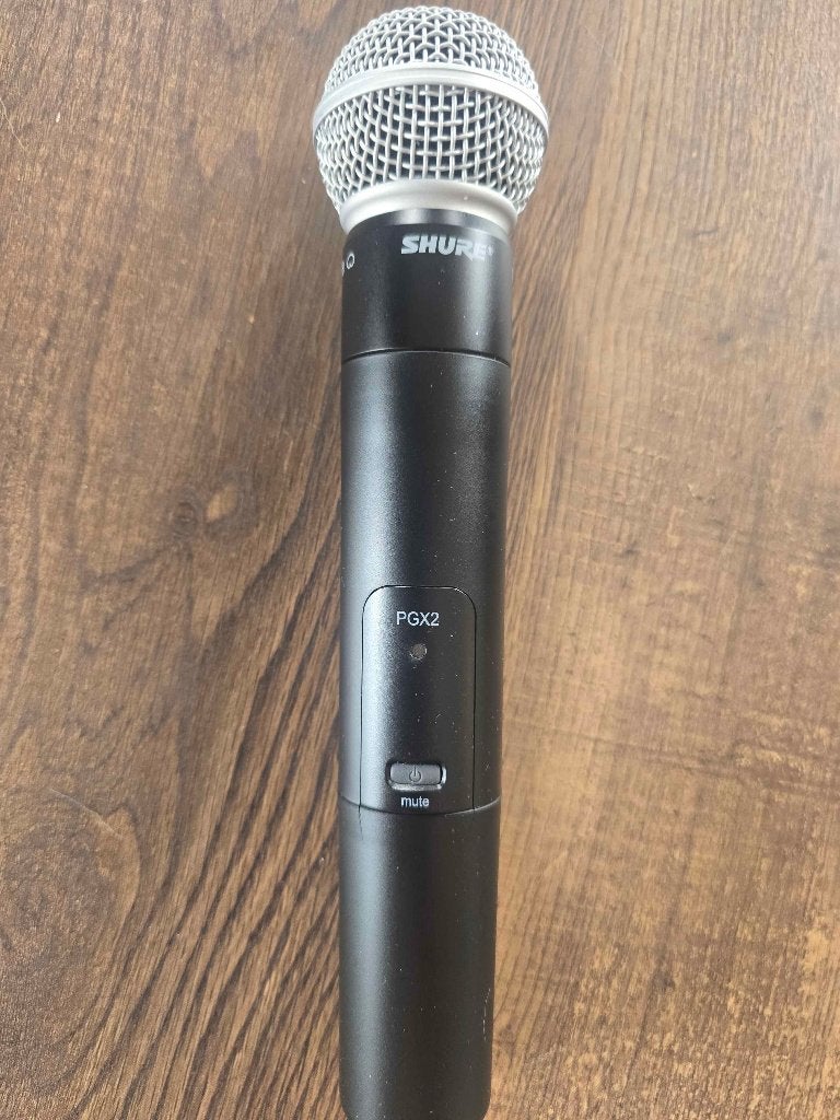 Shure PGX24 SM58 K5E draadloze microfoonset – zonder adapter, Ophalen of Verzenden, Gebruikt, Zangmicrofoon, Draadloos