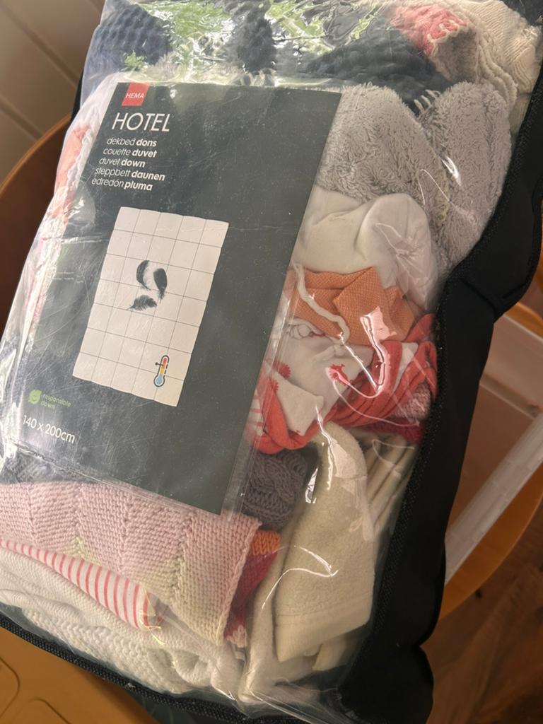 Gratis op te halen. Zak vol babydekentjes, Ophalen, Zo goed als nieuw, Minder dan 70 cm