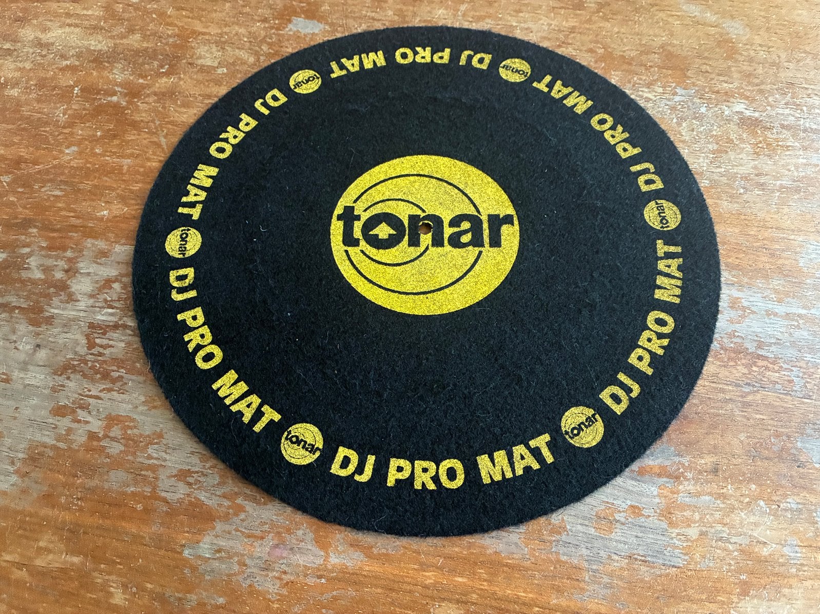 TONAR DJ PRO MAT - slipmat *Visual Tuning* Banana - Birdie, Ophalen of Verzenden, Gebruikt, Platenspeler-onderdeel, Overige merken