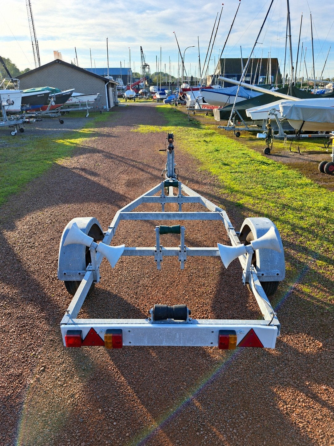 Boottrailer 460 x 178 cm, Ophalen, Gebruikt