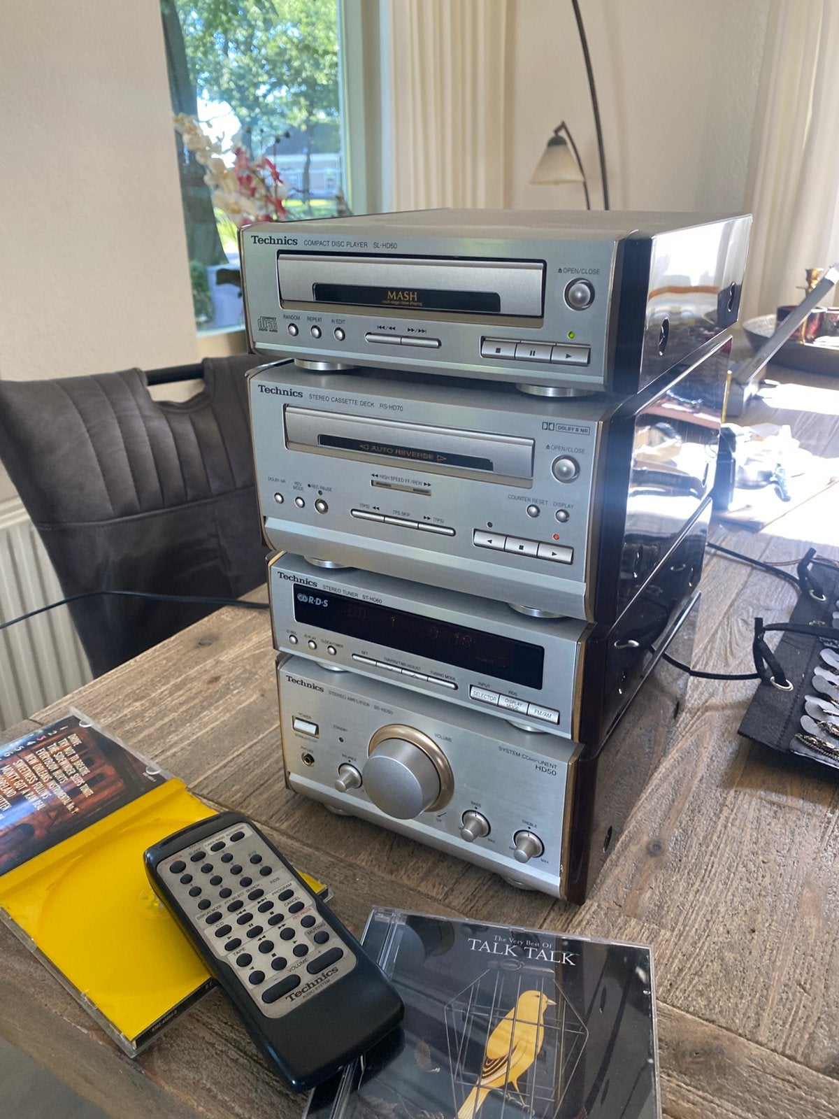 Luxe Technics hifi set met houten zijpanelen, Ophalen of Verzenden, Zo goed als nieuw, Overige merken