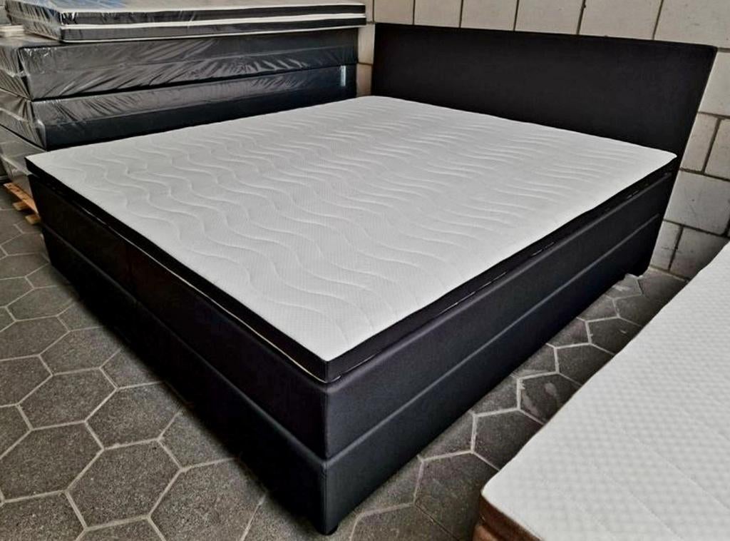 180x200 €560 Boxspring bedden op maat - Hoge Kwaliteit, Ophalen of Verzenden
