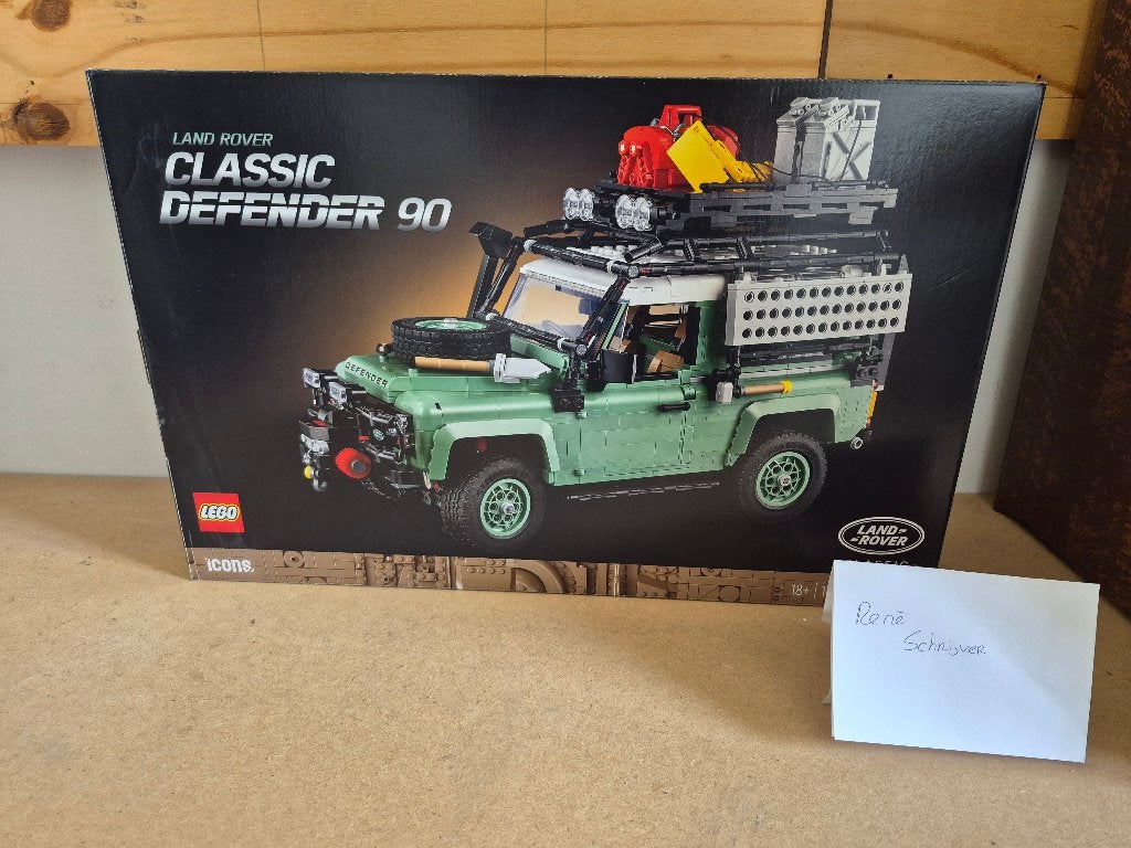 Lego 10317 icons landrover classic defender 90, Compleet, Lego, Ophalen of Verzenden, Zo goed als nieuw