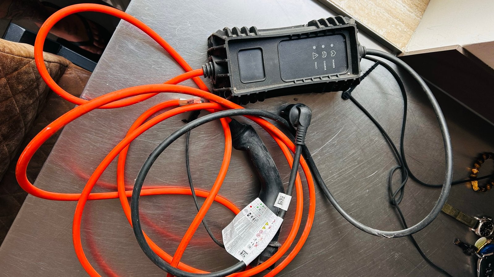 220v thuislader voor elektrische autos, Ophalen of Verzenden, Gebruikt, Laadkabel