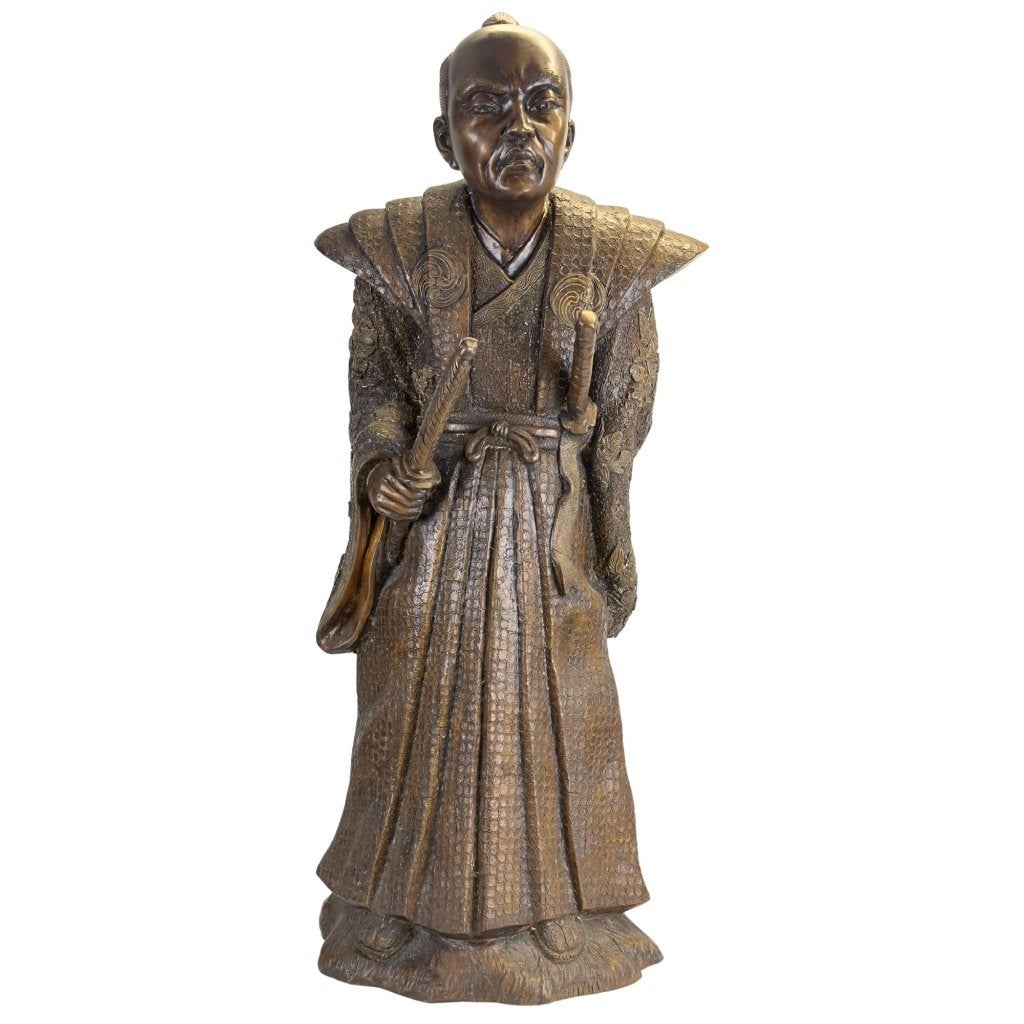 Samurai – Japans bronzen beeld – 92 cm