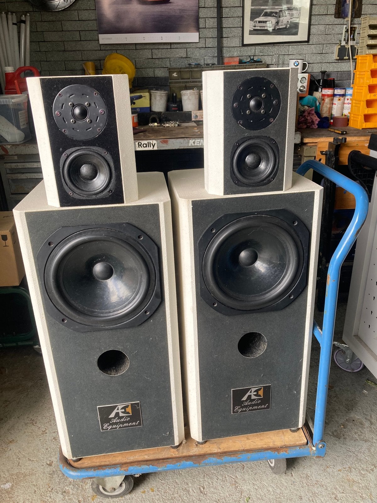 Audio Equipment Luidsprekers, Audio, Tv en Foto, Vloerstaande luidspreker, Gebruikt, 60 tot 120 watt, Ophalen