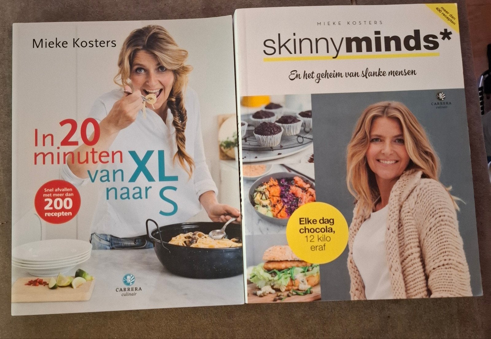 Mieke Kosters kookboeken In 20 minuten XL naar S & Skinnymin, Ophalen of Verzenden, Zo goed als nieuw, Mieke Kosters