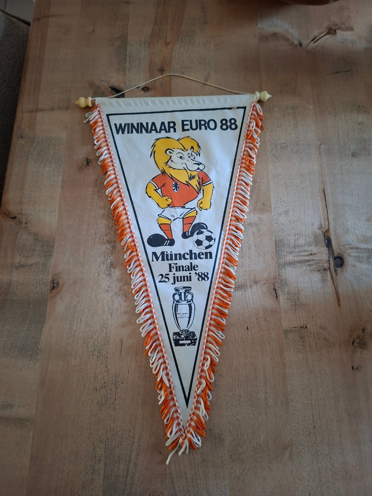 EK 1988 Vaantje München Finale 25 juni 88, Verzamelen, Ophalen of Verzenden, Gebruikt, Buitenlandse clubs, Vaantje of Sjaal