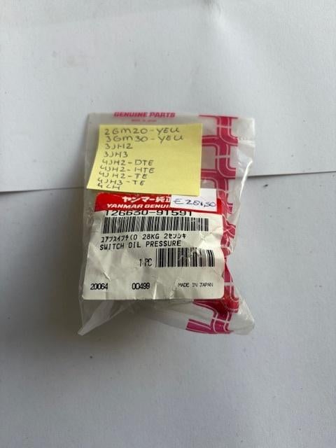 Yanmar oliedruksensor t.b.v. gmYEU / 3JH / 4JH2-3-4, Watersport en Boten, Ophalen of Verzenden, Nieuw, Motor en Techniek
