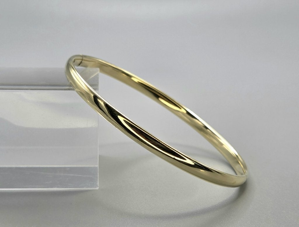 Gouden vintage classic bangle/slavenarmband. 2026/700