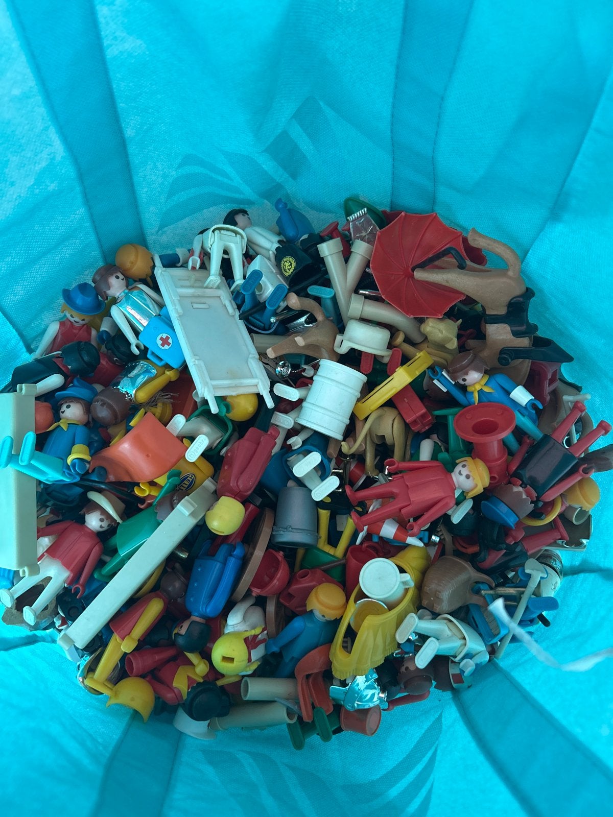 Grote zak Playmobil bieden mag- Gebruikt, Kinderen en Baby's, Speelgoed | Playmobil, Ophalen of Verzenden, Gebruikt, Losse onderdelen