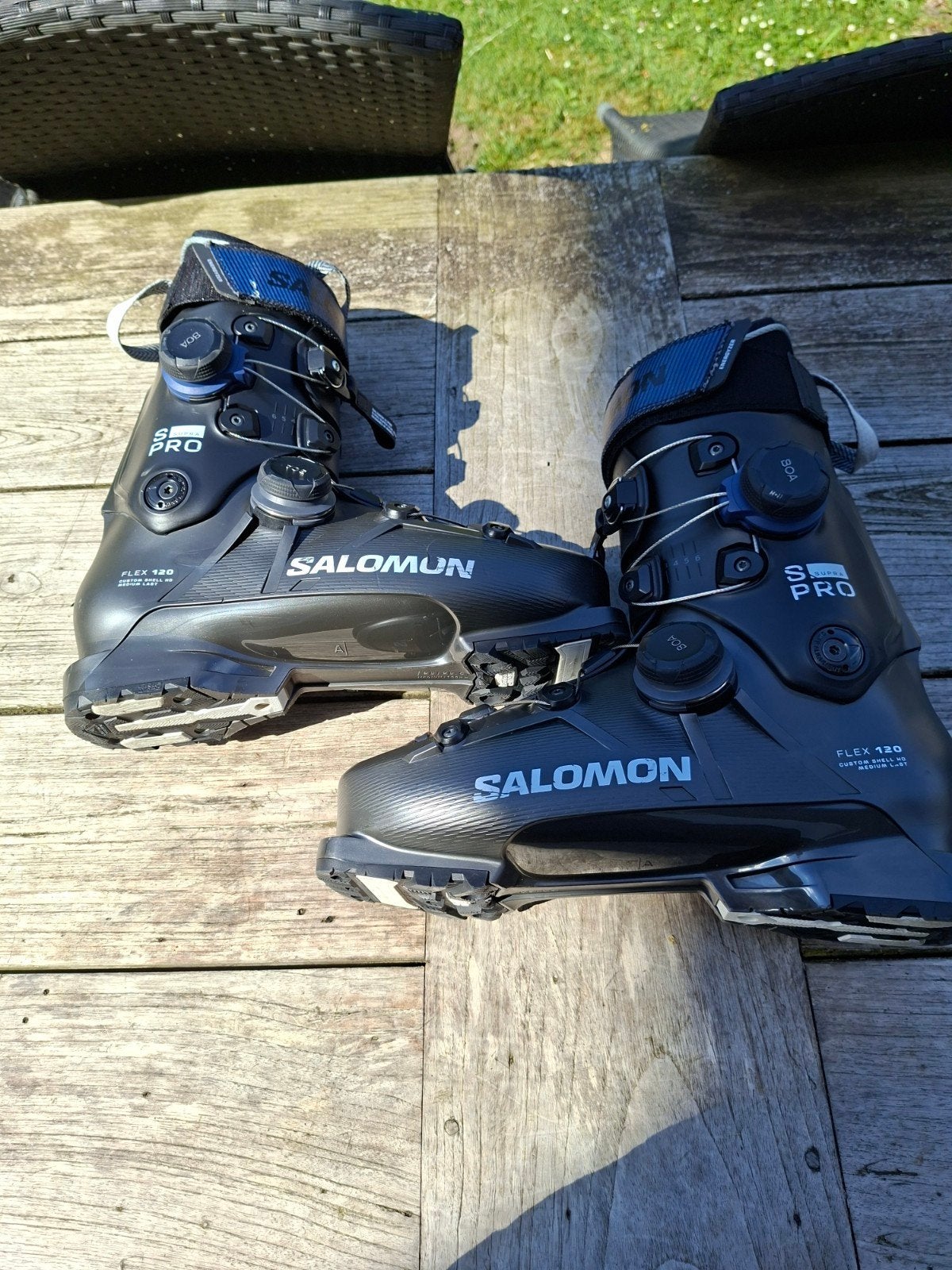 Skischoenen., Sport en Fitness, Skiën en Langlaufen, 160 tot 180 cm, Schoenen, Zo goed als nieuw, Salomon