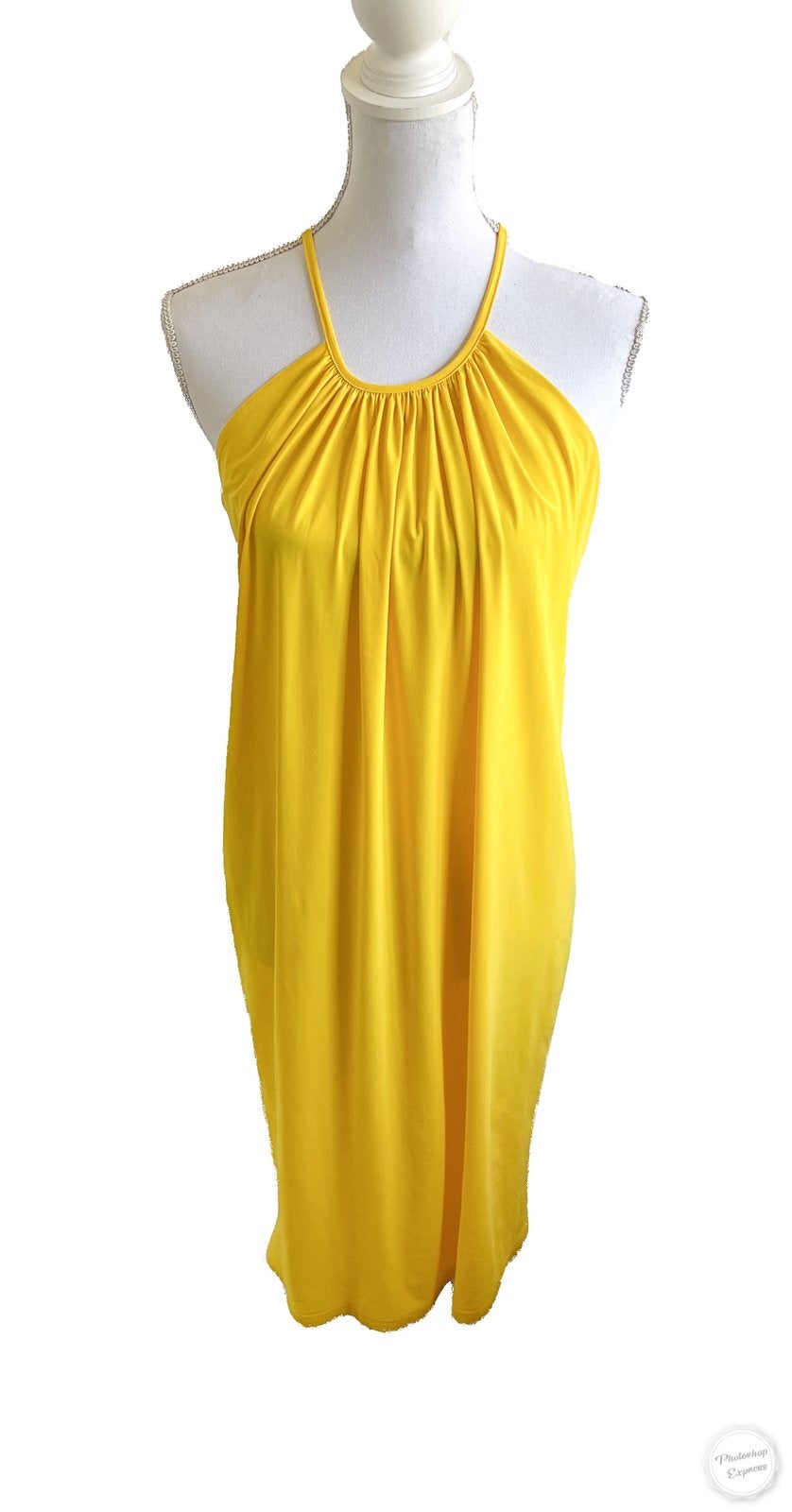 Mooie jurk van Studio Anneloes L, Maat 38/40 (M), Maroastraat 77 1060 LG Amsterdam, Geel, Ophalen of Verzenden