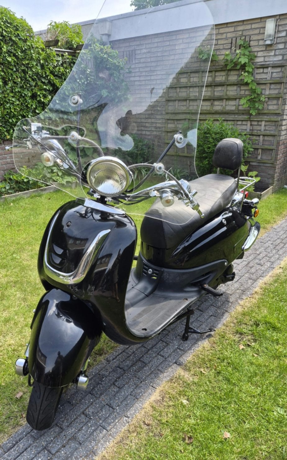 Viraggio retro scooter, loopt super goed, blauw kenteken!, Fietsen en Brommers, Snorfietsen en Snorscooters, Ophalen, Benzine