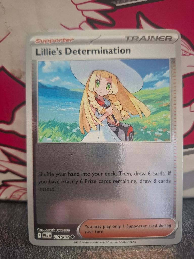 Pokemon Lillie's Determination MEG 119/132 reverse holo, Ophalen of Verzenden, Nieuw, Losse kaart