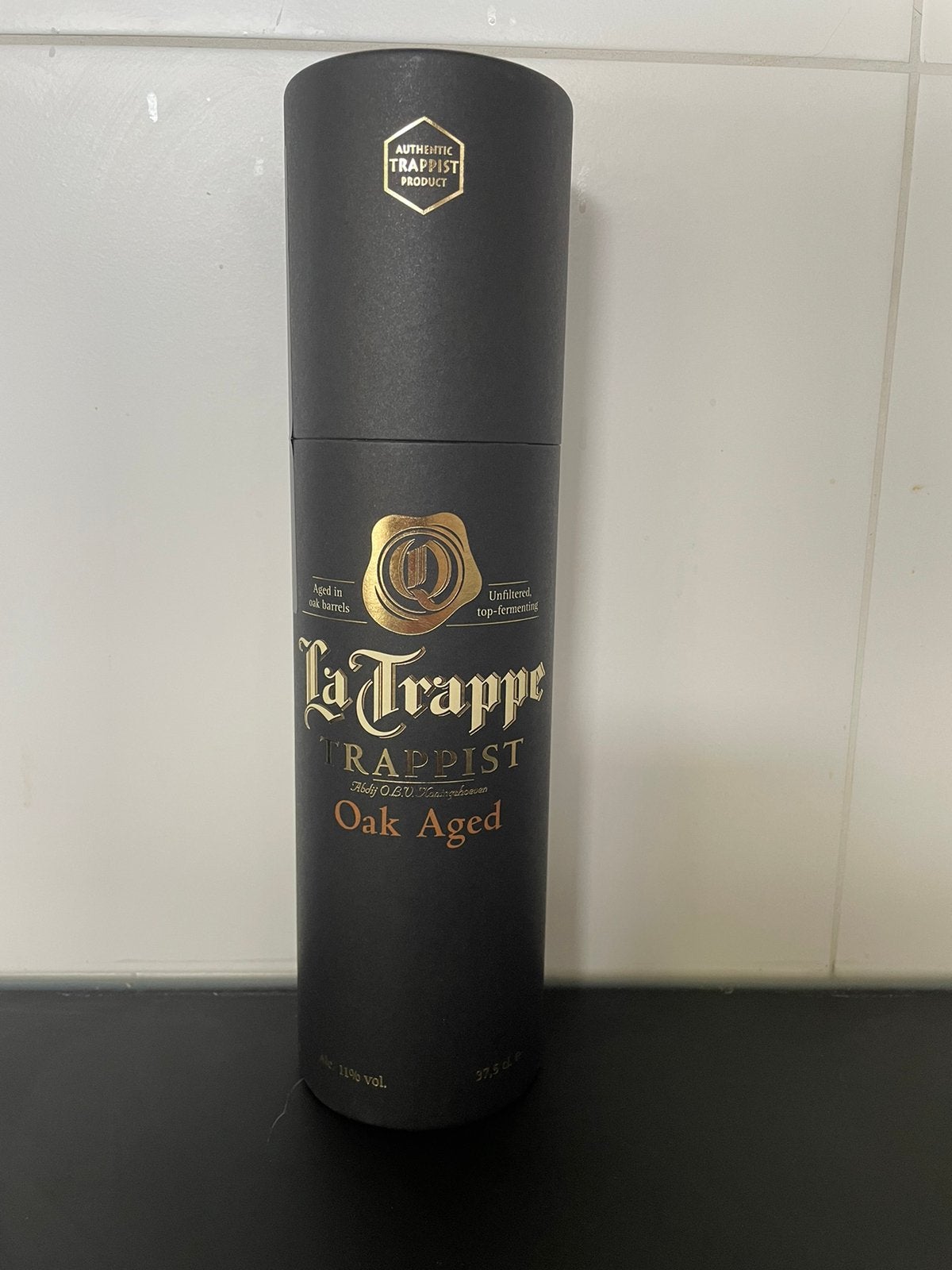 La Trappe Quadrupel Oak Aged Batch 55, Verzamelen, Biermerken, Ophalen, Zo goed als nieuw, Flesje(s), La Trappe