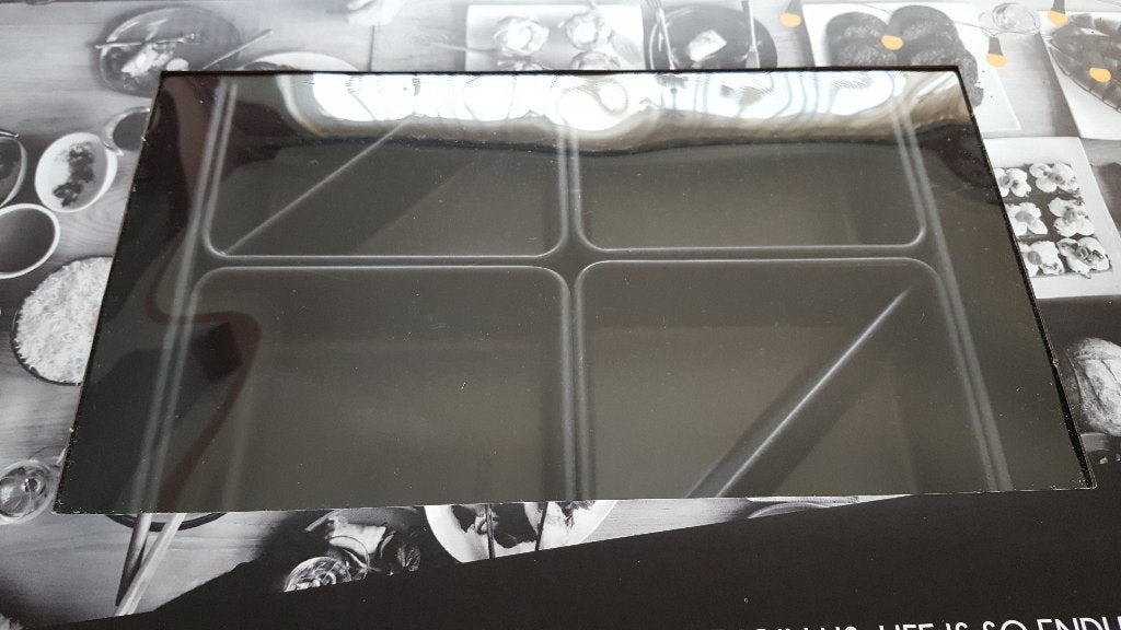 Serving tray met serveerbakjes, Huis en Inrichting, Ophalen, Overige materialen, Overige merken, Overige typen