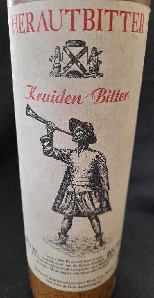 jenever stenen kruik Heraut bitter kruiden bitter, Antiek en Kunst, Curiosa en Brocante, Ophalen of Verzenden