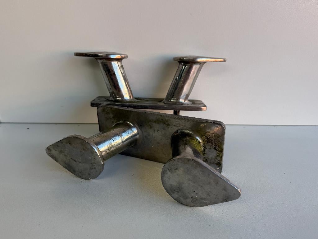2 x RVS Bolder 20 cm, Ophalen of Verzenden, Gebruikt, Overige typen