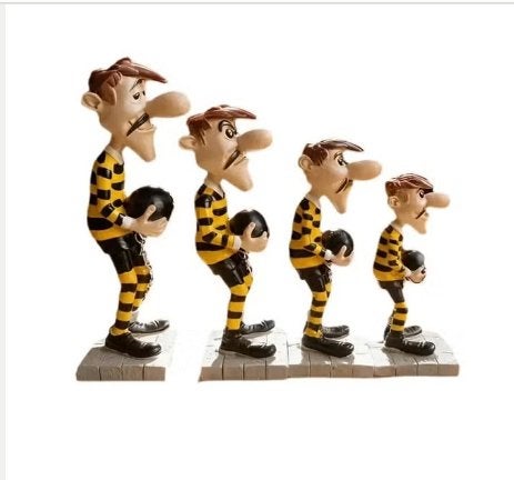 Vintage collectors figuren set The Daltons 4 stuks 10-15.6cm, Verzamelen, Ophalen of Verzenden, Nieuw
