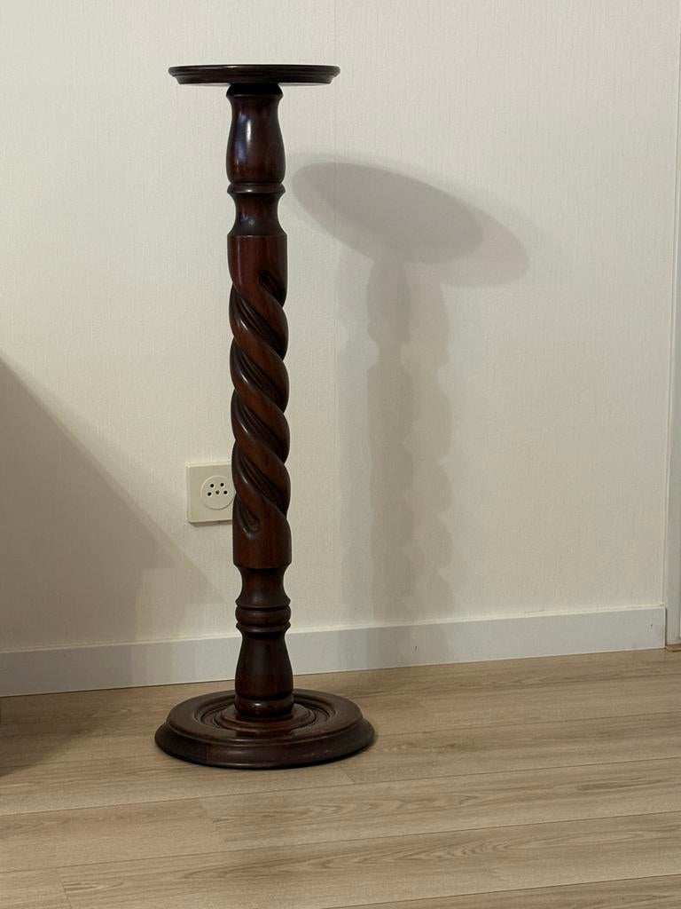 Antieke houten plantenstandaard, Ophalen