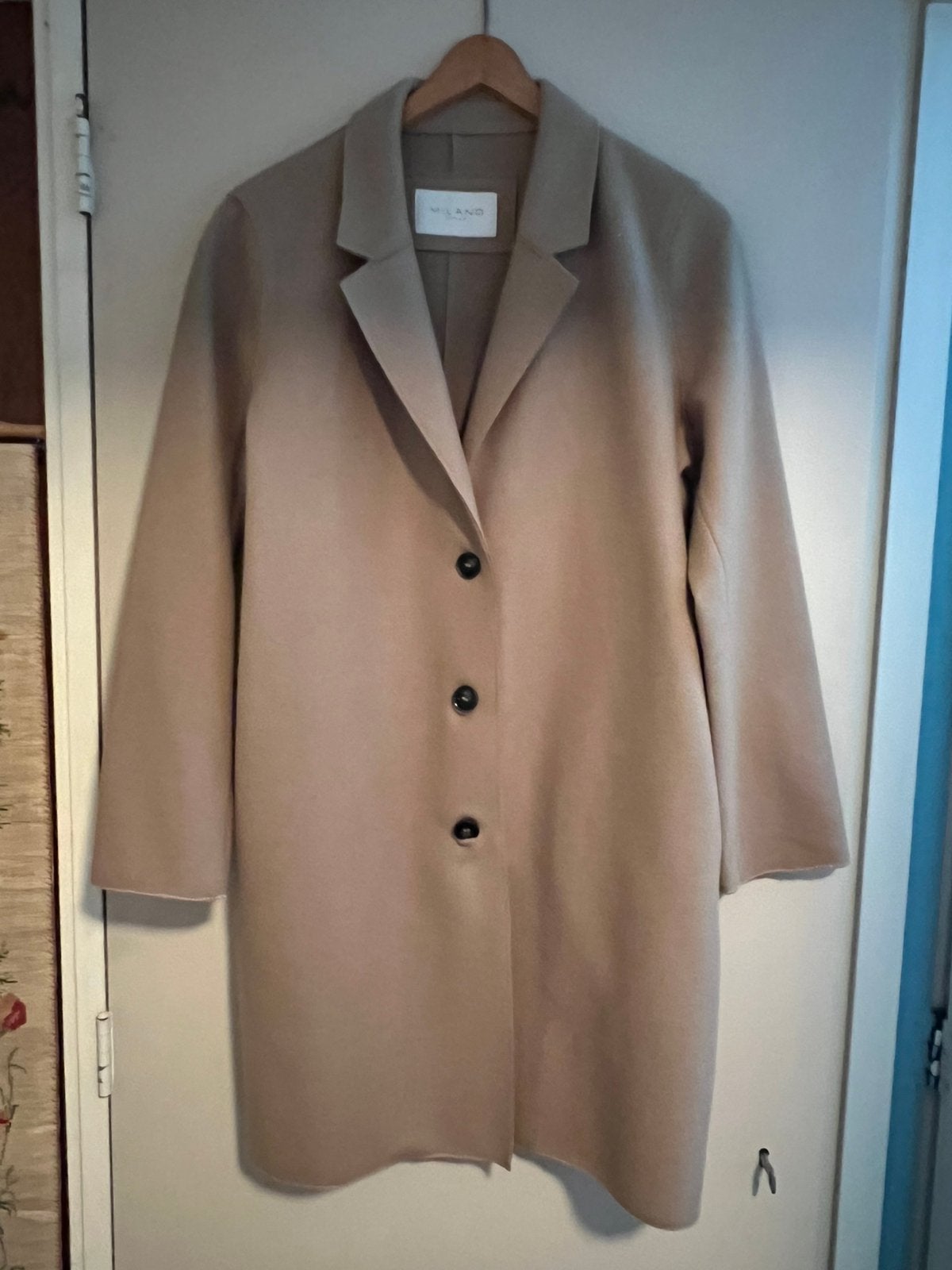 Mooie nieuwe lange blazer - jas Milano, Ophalen of Verzenden, Zo goed als nieuw, Maat 36 (S), Bruin