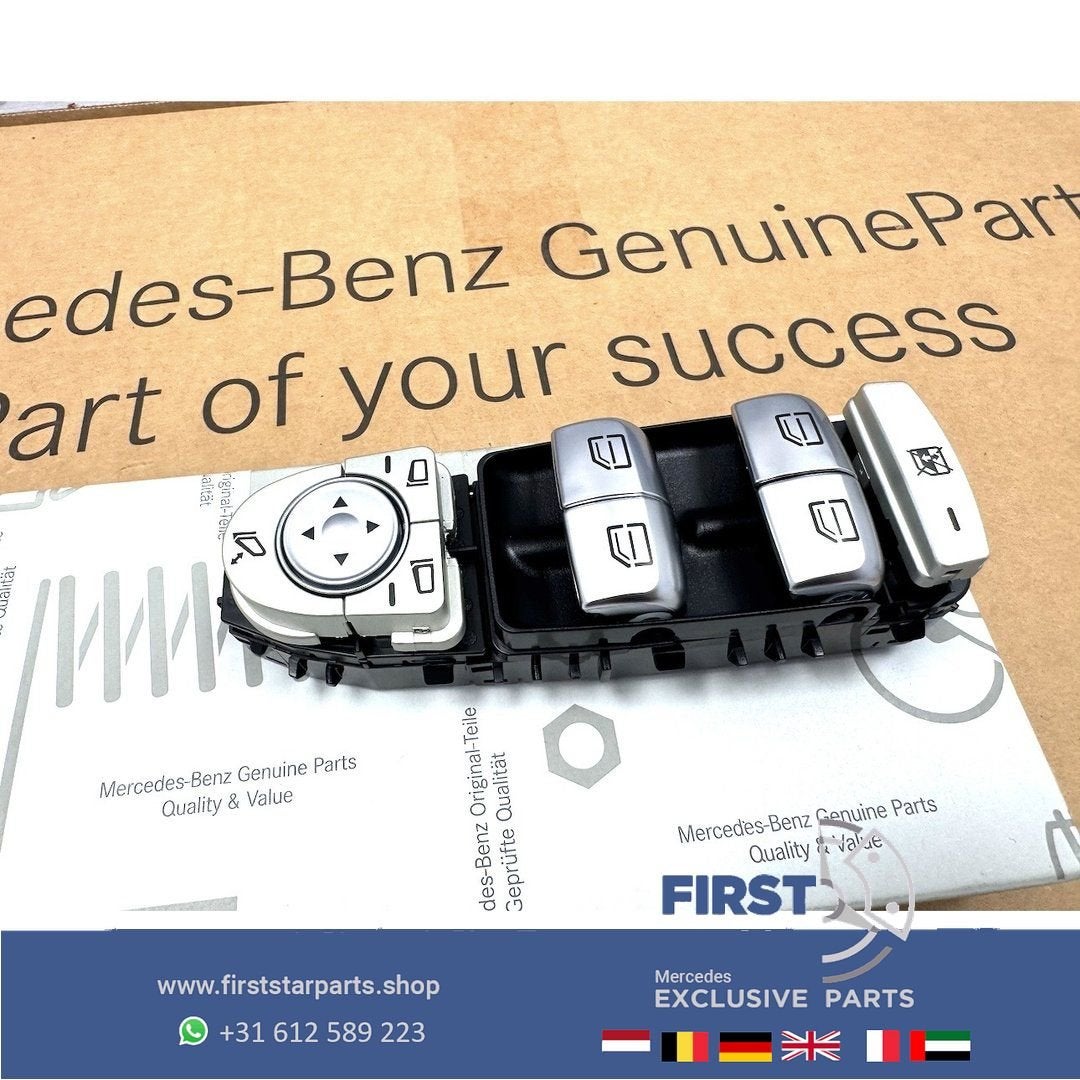 W205 W213 RAAM BEDIENING SCHAKELAAR Mercedes C + E Klasse 20, Gebruikt, -, Ophalen of Verzenden, -