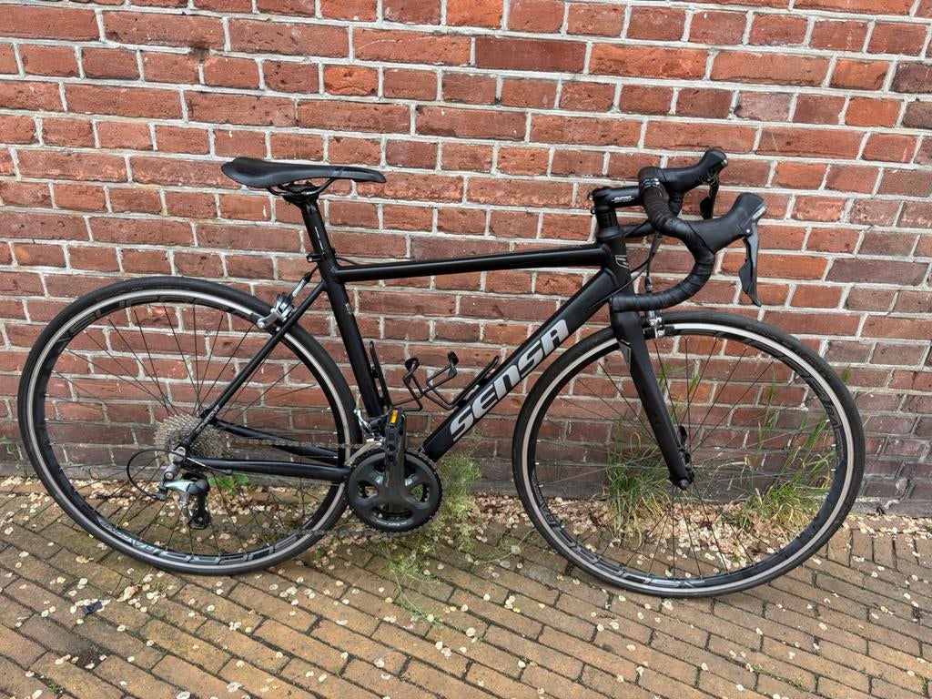 Sensa Romagna Racefiets - Zwart, Hele goede staat, Aluminium, Zo goed als nieuw, Meer dan 20 versnellingen, Ophalen