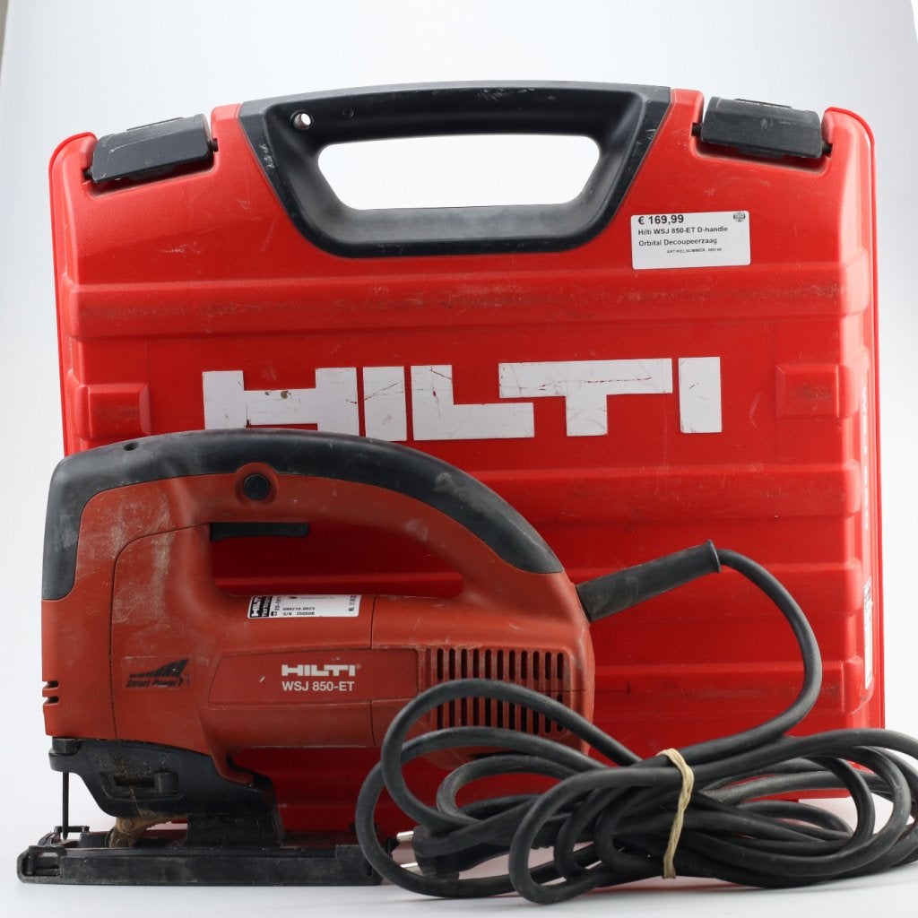 Hilti WSJ 850-ET D-handle Orbital Decoupeerzaag, Hilti, Zo goed als nieuw, Support@hilti.com, Hilti Corporation, Feldkircher Strasse 100, 
9494 Schaan
Liechtenstein