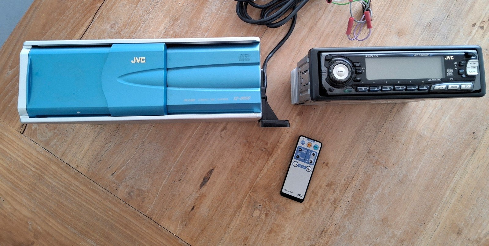 JVC Autoradio Cassette Receiver KS-TFX36R met CD-wisselaar, Ophalen, Gebruikt