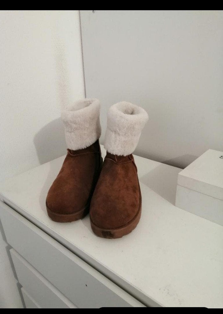 Enkellaarsjes maat 41., Kleding | Dames, Schoenen, Bruin, Lage of Enkellaarzen, Ophalen of Verzenden, Zo goed als nieuw