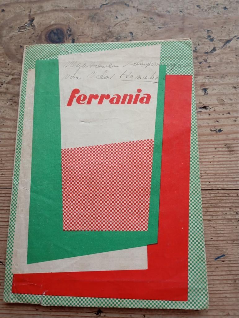 Vintage Ferrania 1950 Milaan Foto opberg envelop Velo Esgro, Ophalen of Verzenden
