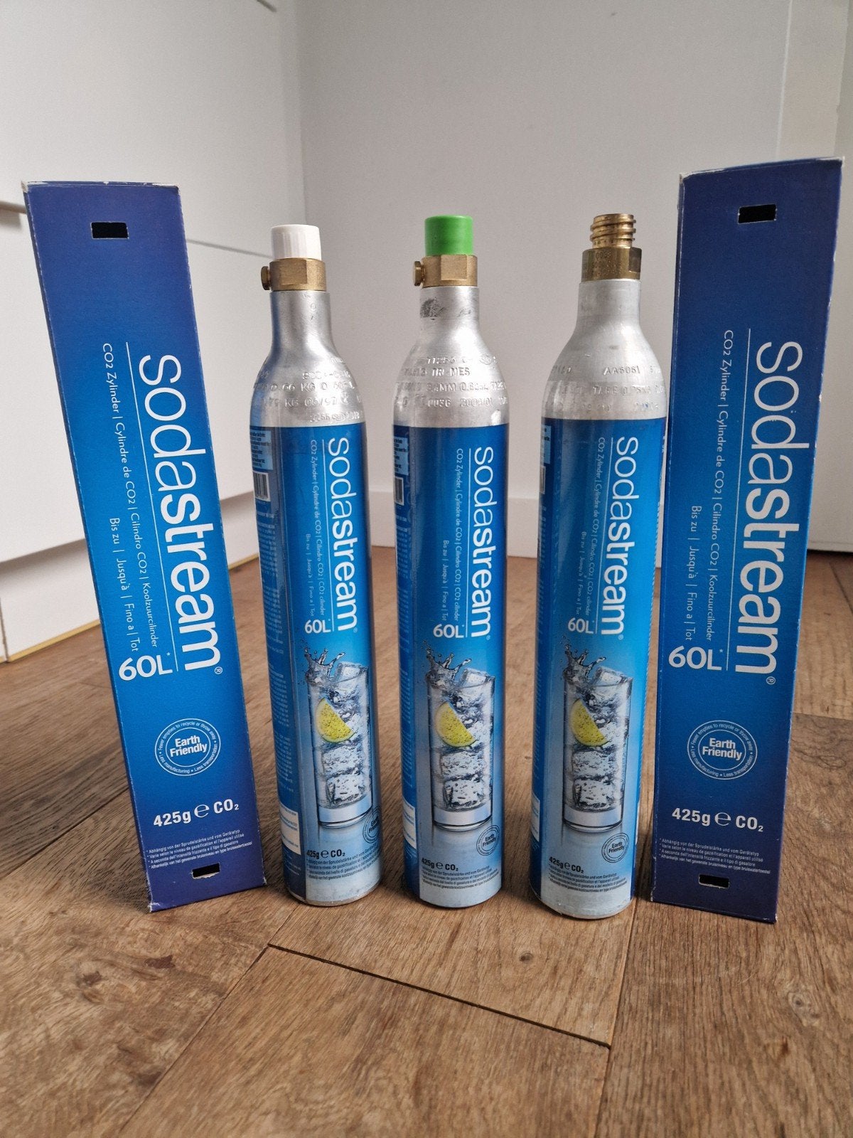 Sodastream lege cilinder 60L tbv statiegeld, Ophalen of Verzenden, Zo goed als nieuw