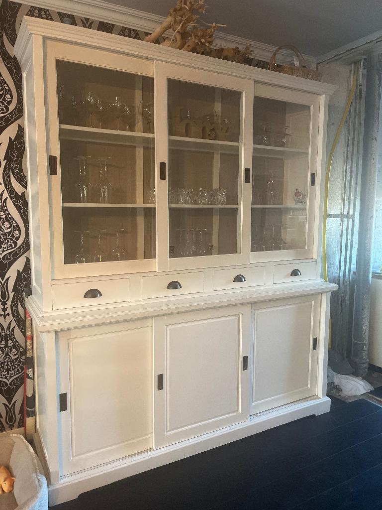 Buffet kast (2delig), Huis en Inrichting, Kasten | Buffetkasten, Zo goed als nieuw, 200 cm of meer, 150 tot 200 cm, 50 tot 75 cm