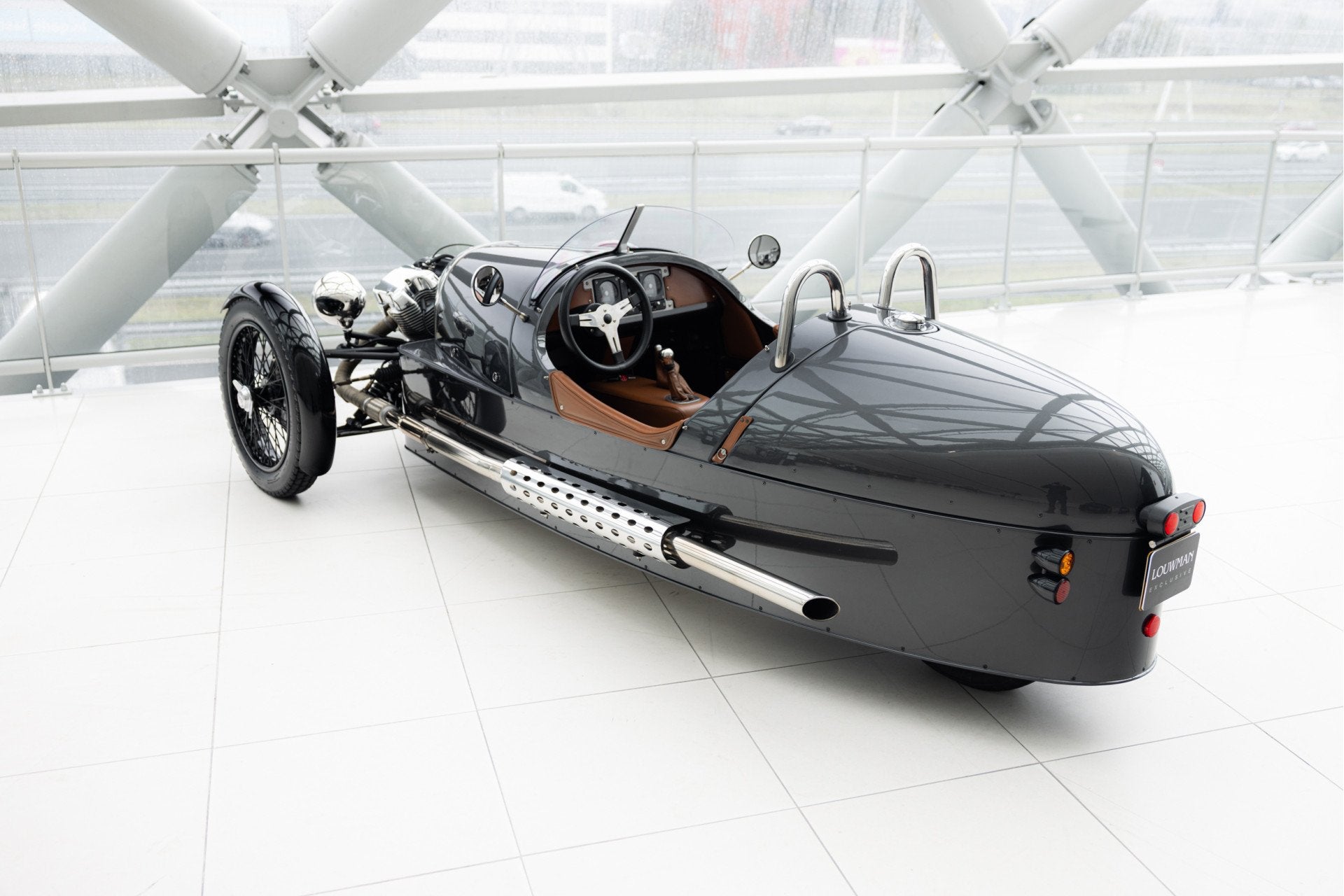 Morgan 3 WHEELER | NL History | AM Quantom Silver | Many upg, Auto's, 1983 cc, Achterwielaandrijving, Gebruikt, 82 pk