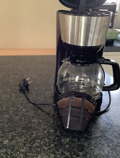 Koffiezetapparaat + 1pak koffie, Witgoed en Apparatuur, Koffiezetapparaten, Gebruikt, Koffiemachine, Gemalen koffie, Ophalen of Verzenden