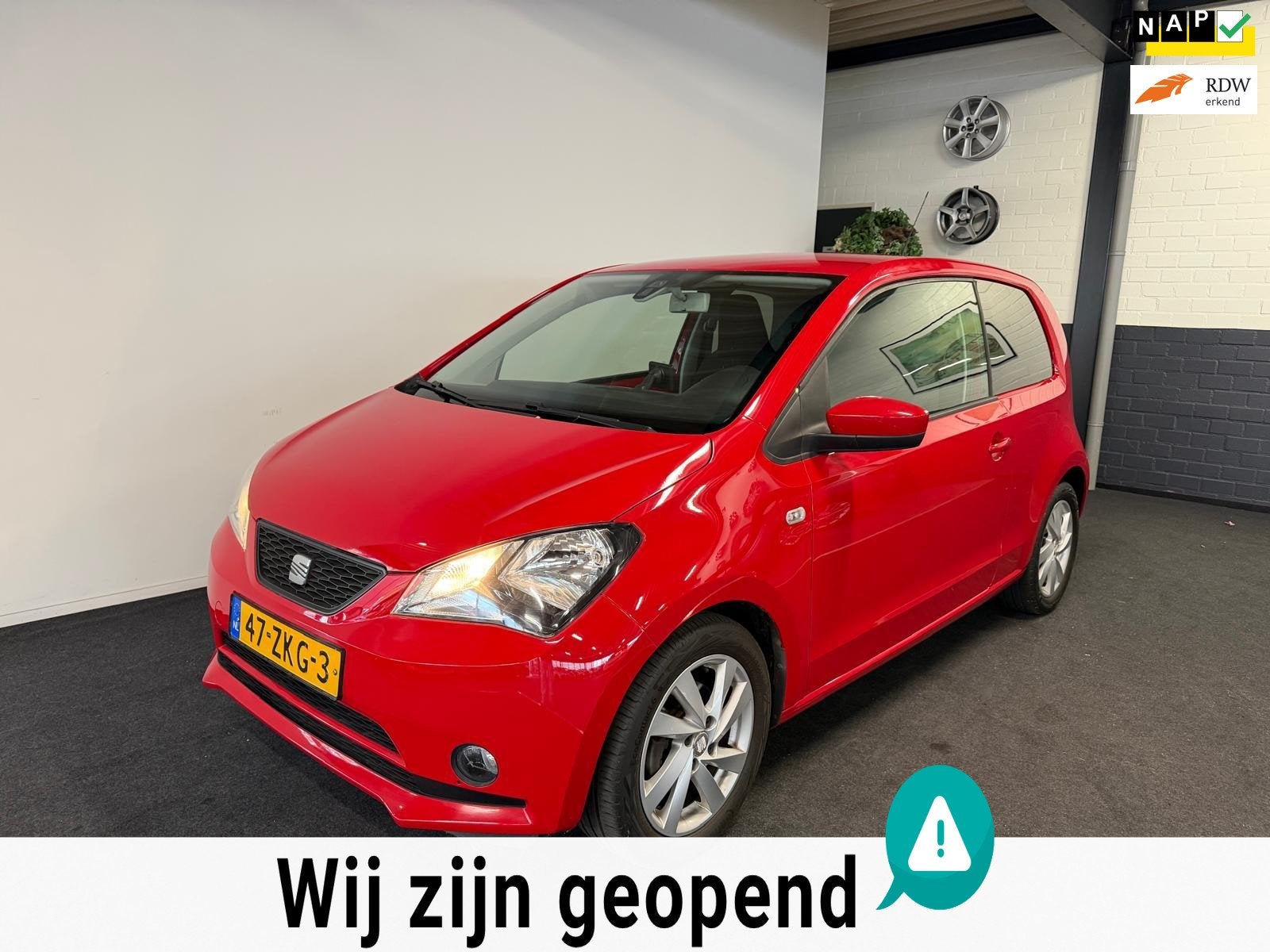 Seat Mii 1.0 Style Sport, Voorwielaandrijving, Stof, Gebruikt, 840 kg