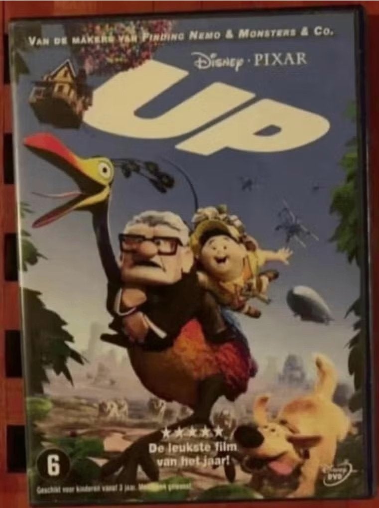 DVD Up; Disney Pixar, Tekenfilm, Amerikaans, Ophalen of Verzenden, Zo goed als nieuw