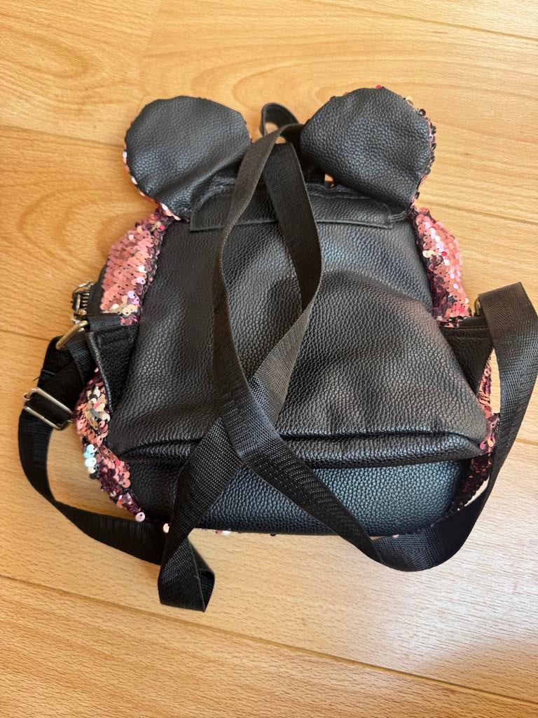 Roze glitter rugzak met oortjes, Overige merken, Minder dan 30 cm, Ophalen of Verzenden, Minder dan 25 cm