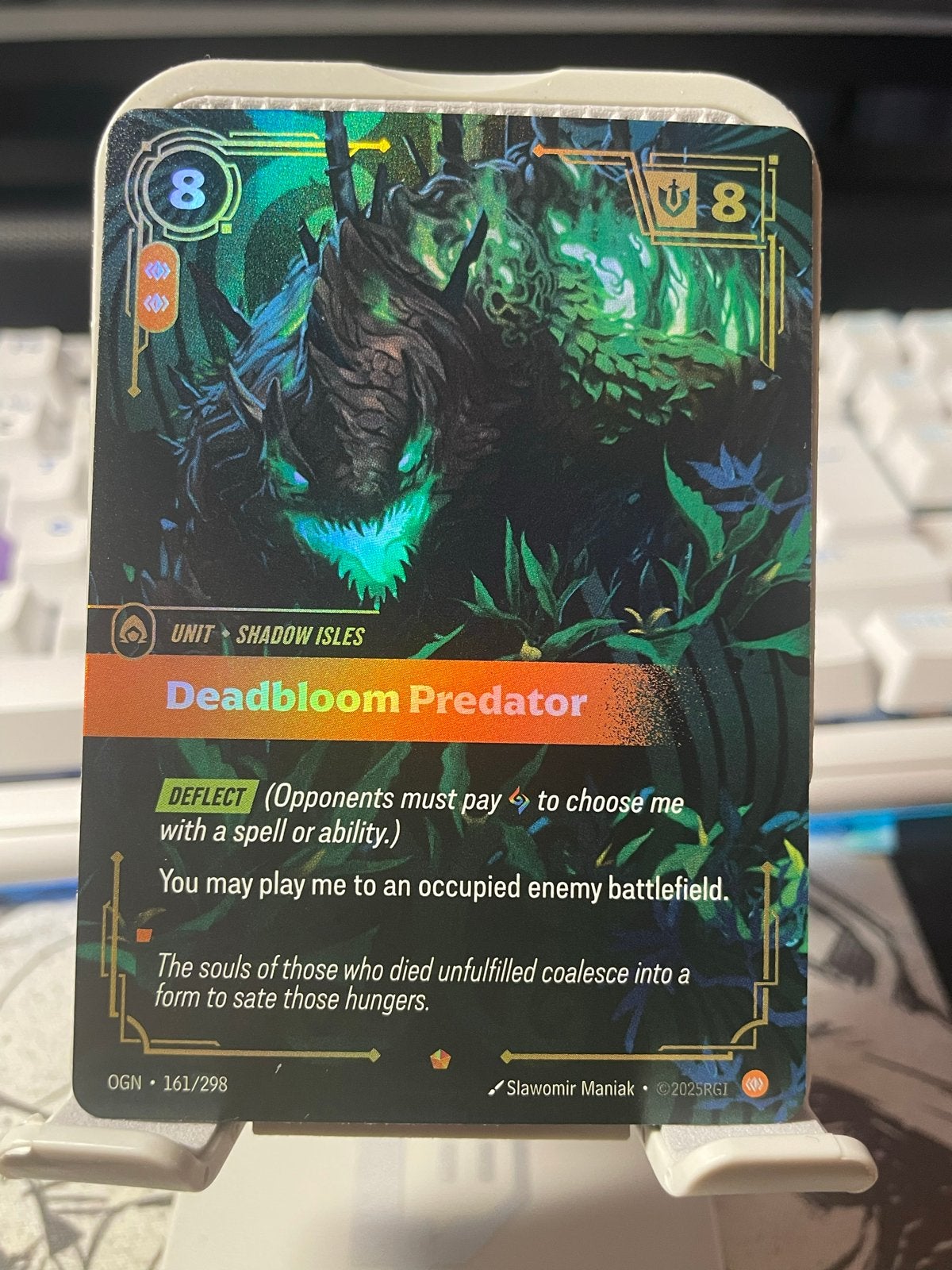 Deadbloom Predator Riftbound 161/298 League of Legends kaart, Verzenden, Nieuw, Losse kaart, Foil