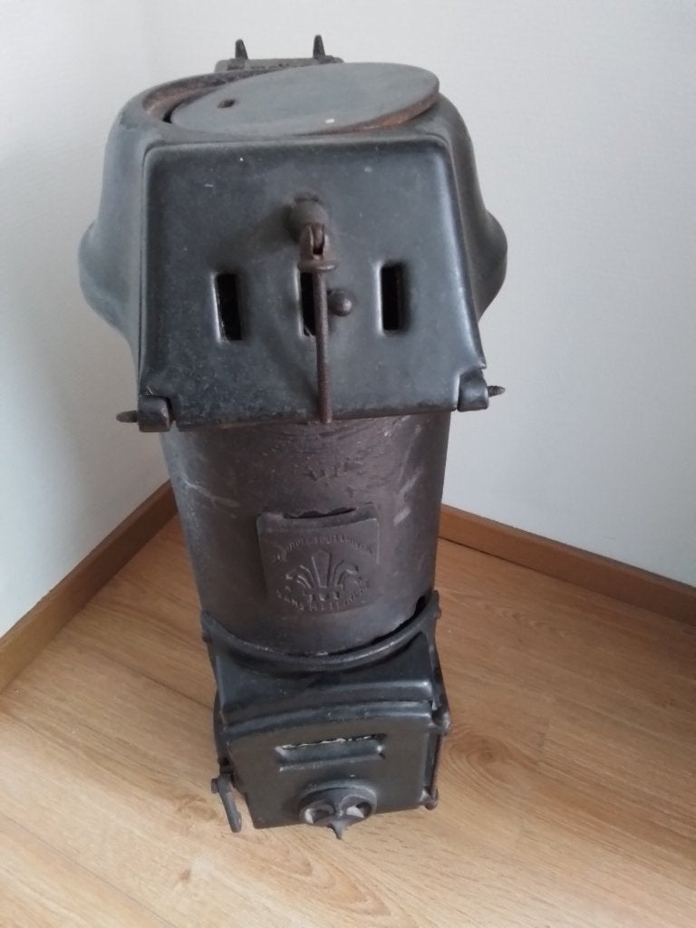 Antiek kacheltje, Huis en Inrichting, Kachels, Ophalen, Gebruikt, Houtkachel, Vrijstaand
