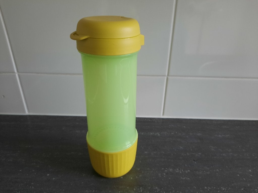 Tupperware drinkfles Infusie & Go, Ophalen of Verzenden, Nieuw, Groen, Overige typen