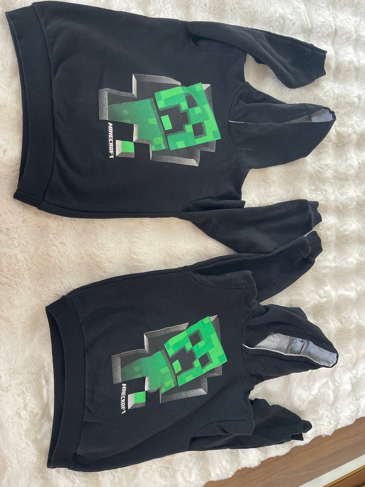 Minecraft Creeper Hoodies - Set van 2, Ophalen of Verzenden, Gebruikt, Jongen
