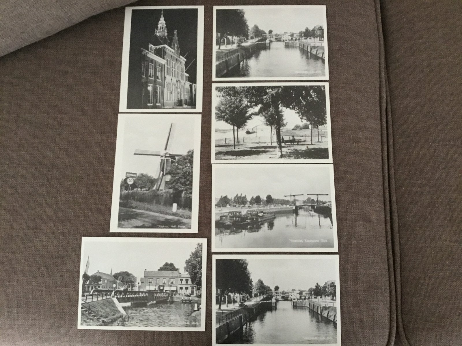 7 KAARTEN Jutphaas/Vreeswijk, Verzamelen, 1980 tot heden, Ophalen of Verzenden, Zo goed als nieuw, Prent