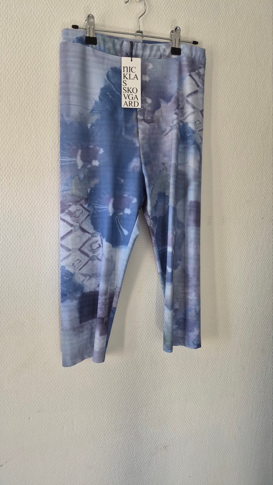 Nynne Leggings Print 03 nicklas skovgaard S - Nieuw met kaar, Legging, Maat 36/38 (S), Blauw, Nicklas skovgaard