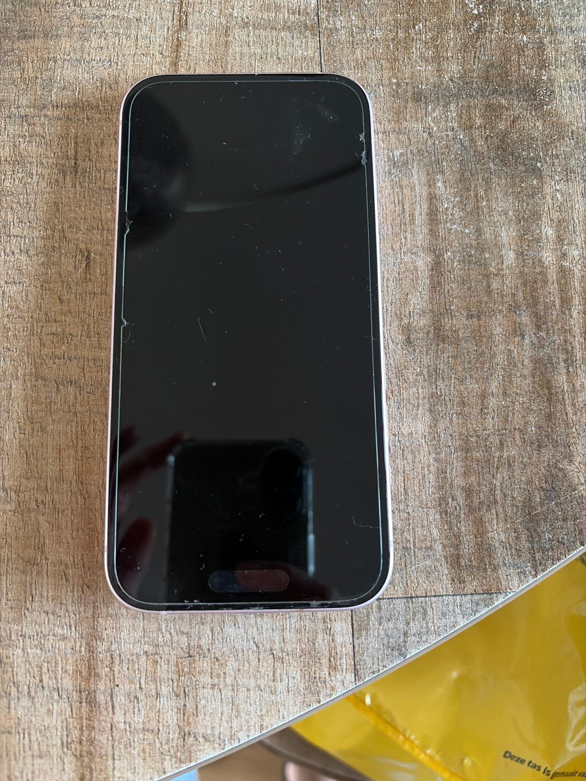 Zo goed als nieuwe iPhone 15- Batterij 86%, Ophalen, 128 GB, 86 %, Zo goed als nieuw