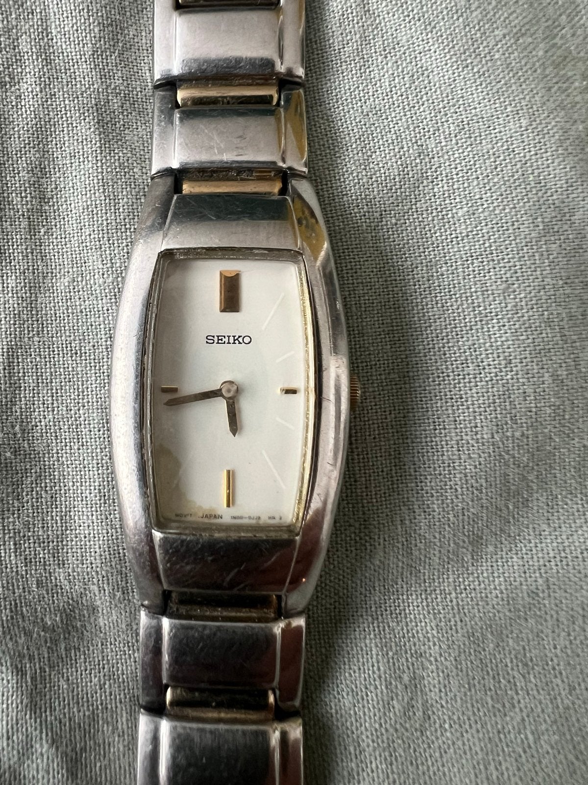Seiko dameshorloge vintage, Seiko, Gebruikt, Staal, Verzenden
