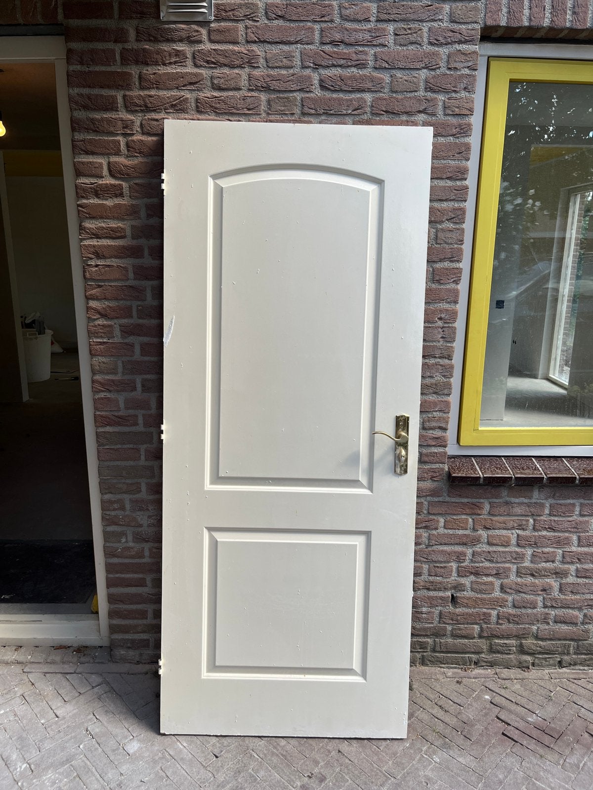 Linksdraaiende binnendeur, Ophalen, Zo goed als nieuw, Binnendeur, 200 tot 215 cm